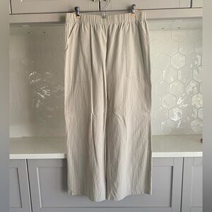 Lightweight Cotton Pants, Light tan, size XL, 31-32” waist, 27” inseam, 12” rise